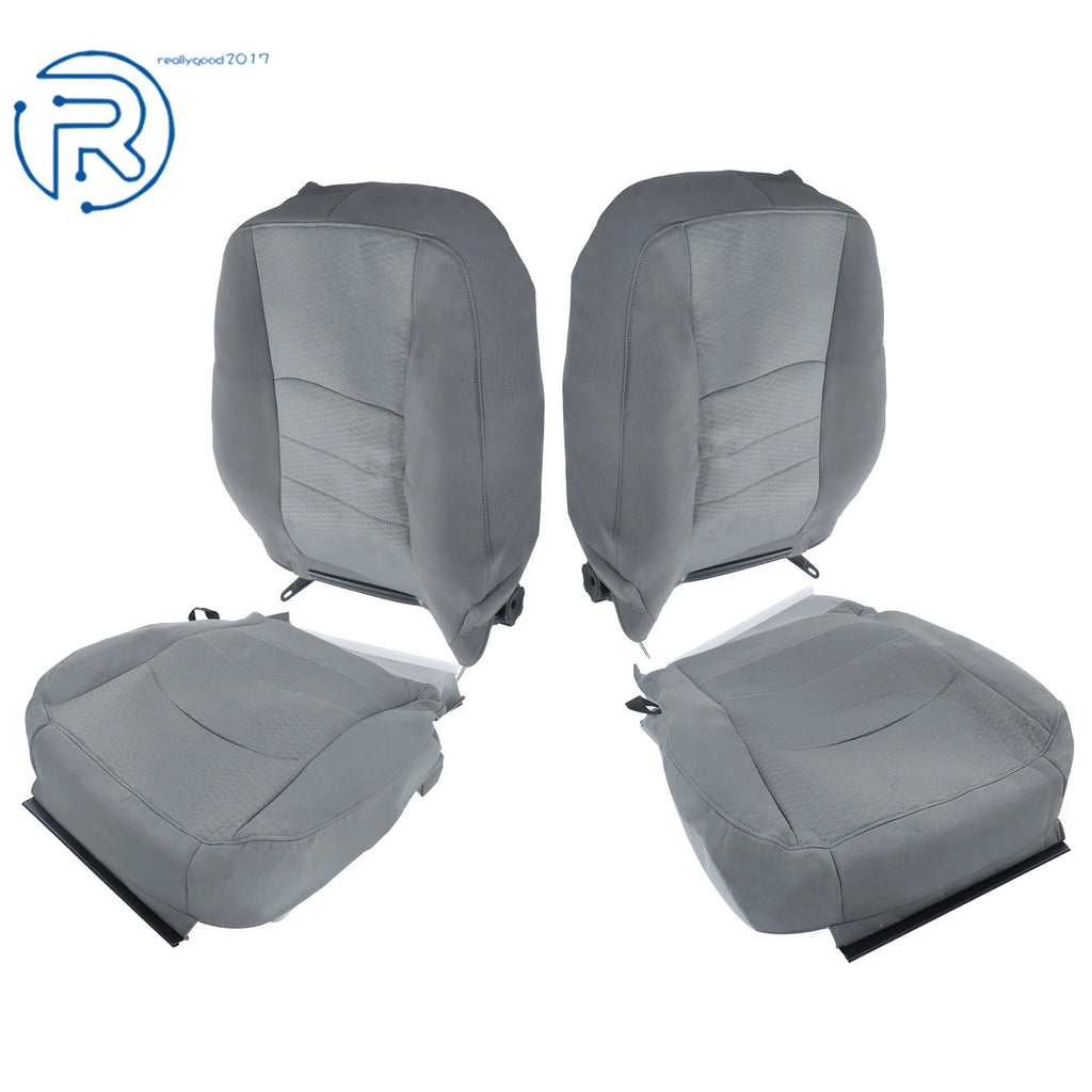 Set of 4 Cloth Seat Covers for Dodge Ram 1500 2500 3500 (2013–2018)