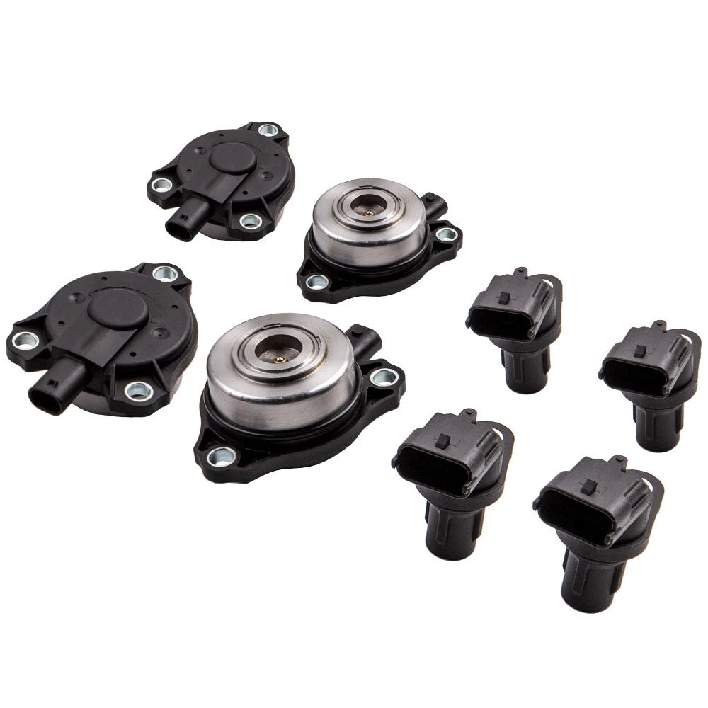 8pcs Camshaft Position Sensor & Adjuster Magnet for Mercedes-Benz CLK350 SL550 (2007–2009)