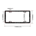 Carbon Fiber License Plate Frame for Car Truck