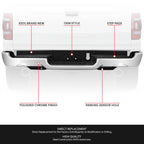 Dual Exhaust Chrome Rear Bumper Assembly for RAM 1500 (2019–2024)