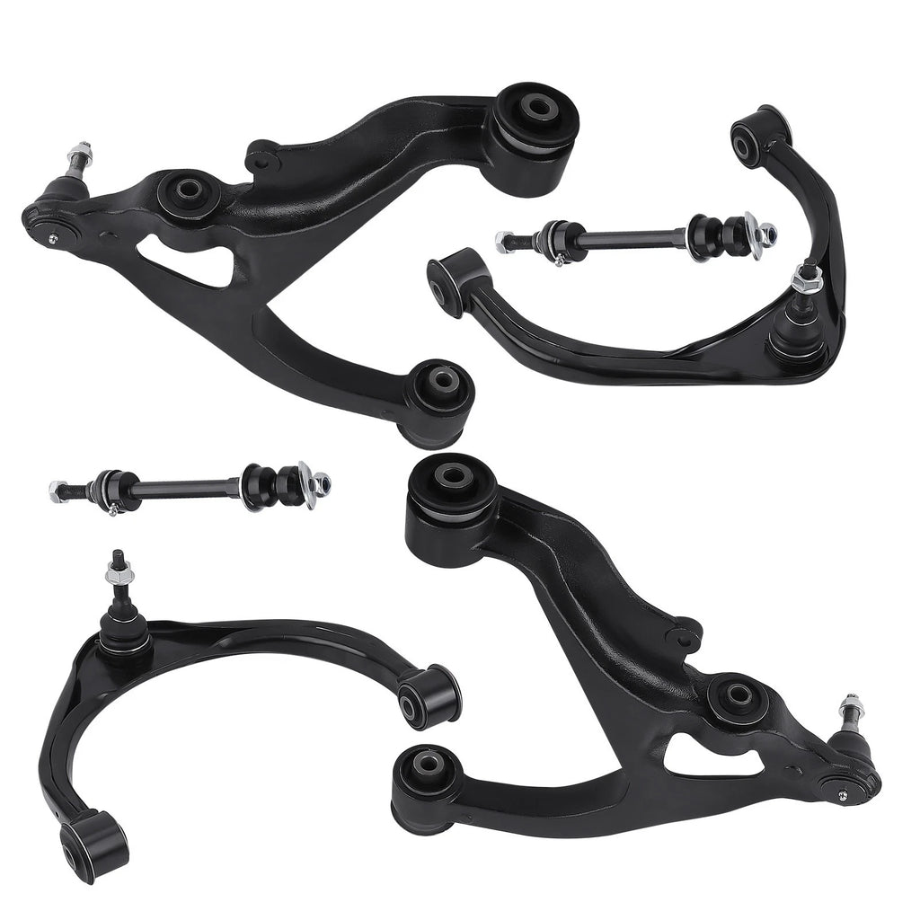 Front Upper Lower Control Arm w/Ball Joint Assembly for Dodge Ram 1500 (2009–2018)