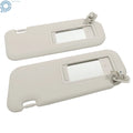 Set of 2 Sun Visors for Mazda 3 (2010–2013) Gray