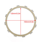 Clutch Friction Plate Kit for Suzuki GSF1250 Bandit 1250 ABS (2007–2011)