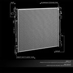 Aluminum Core Radiator for Chevrolet Traverse 2.0L (2018–2019) DPI13759