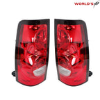 Set of 2 Red Tail Lights for Chevy Silverado 1500 2500 3500 (2003–2006)
