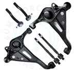 Set of 6 Front Lower Control Arms & Tie Rods for Suzuki XL-7 (2001–2006)