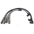 Set of 4 Spark Plugs + 4 Wires for VW Seat Beetle Golf Jetta (1998–2015) 06A905430AH