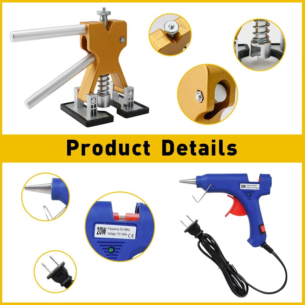 Car Body Puller Dent Lifter Tool for Universal Vehicles (32x)