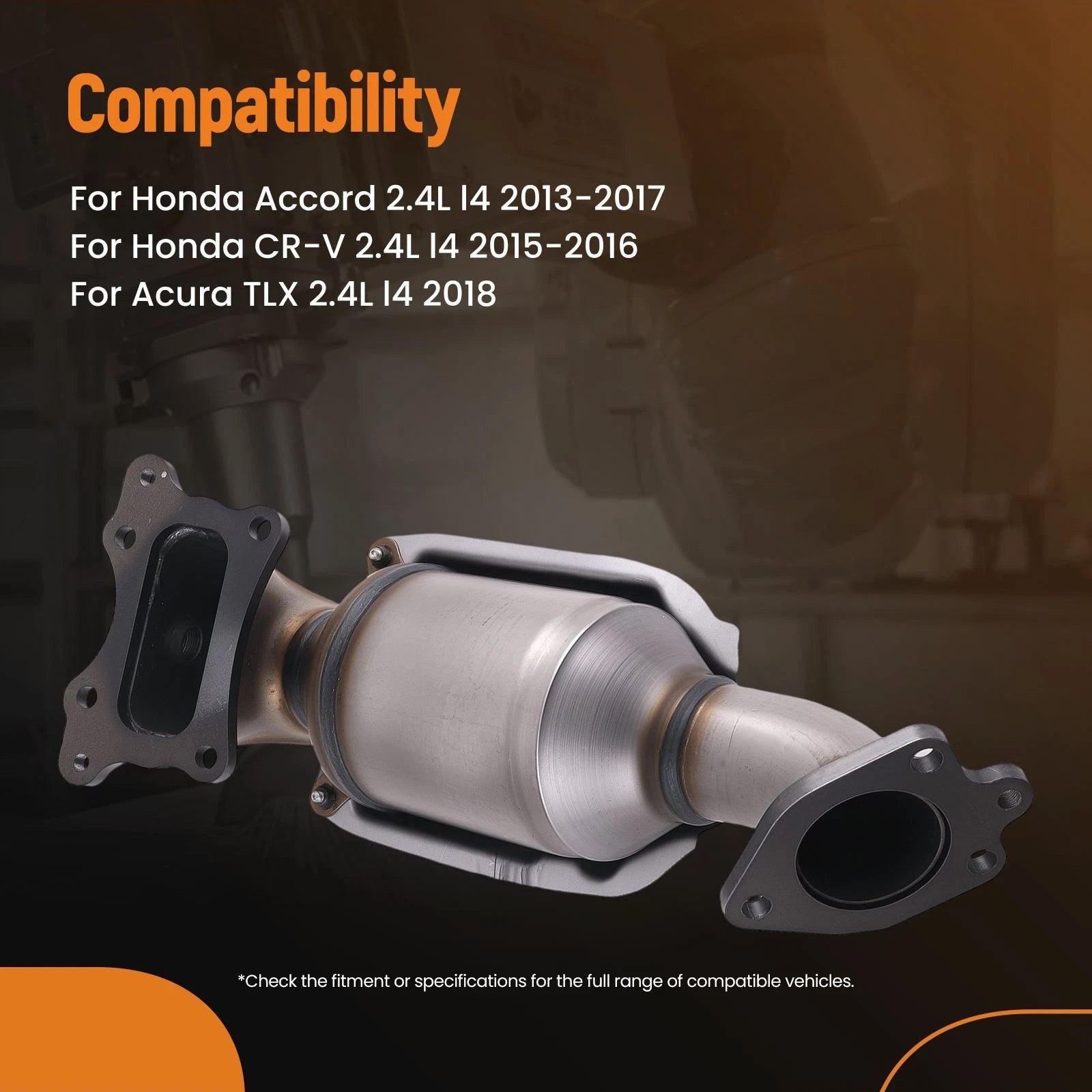 Catalytic Converter for Acura TLX 2.4L L4 (2018) 181905X6J00 EPA