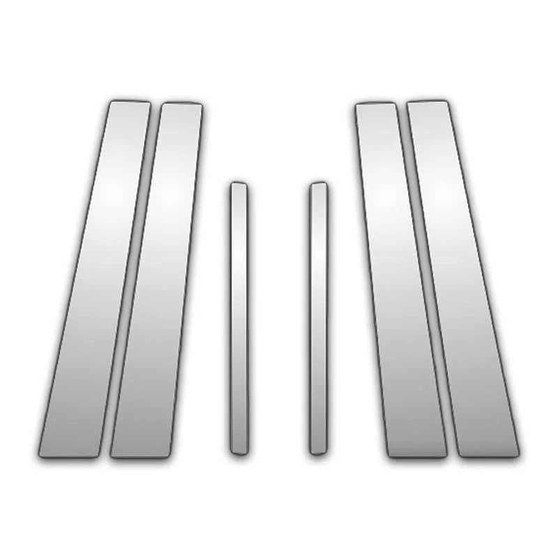 6Pc Chrome Pillar Post Covers for 09-14 Acura TL - Upgrade Your Auto P0966