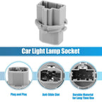 2X Turn Signal Light Bulb Socket Tail Lamp Base G14S-51-3E7 for Mazda 3 CX-5 (2010–2013)