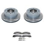 DuraGo Rear Rotors & Akebono ProACT Ceramic Brake Pads for Sierra 3500 HD (2007–2019)