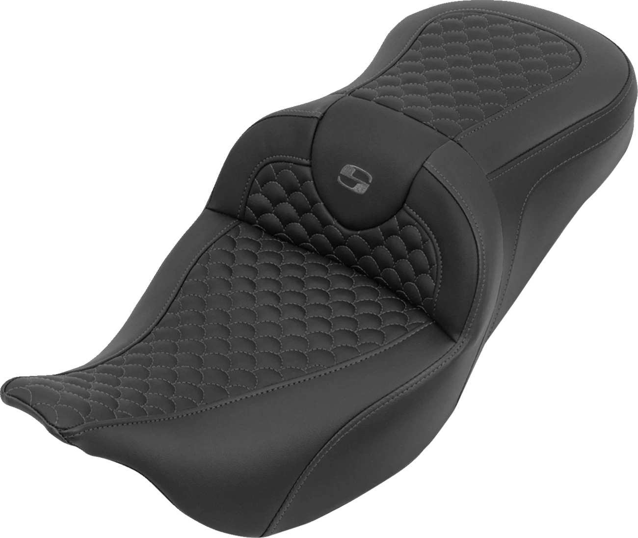 SADDLEMEN Roadsofa Seat for Harley Davidson (2014–2023) - Dragon Stitch