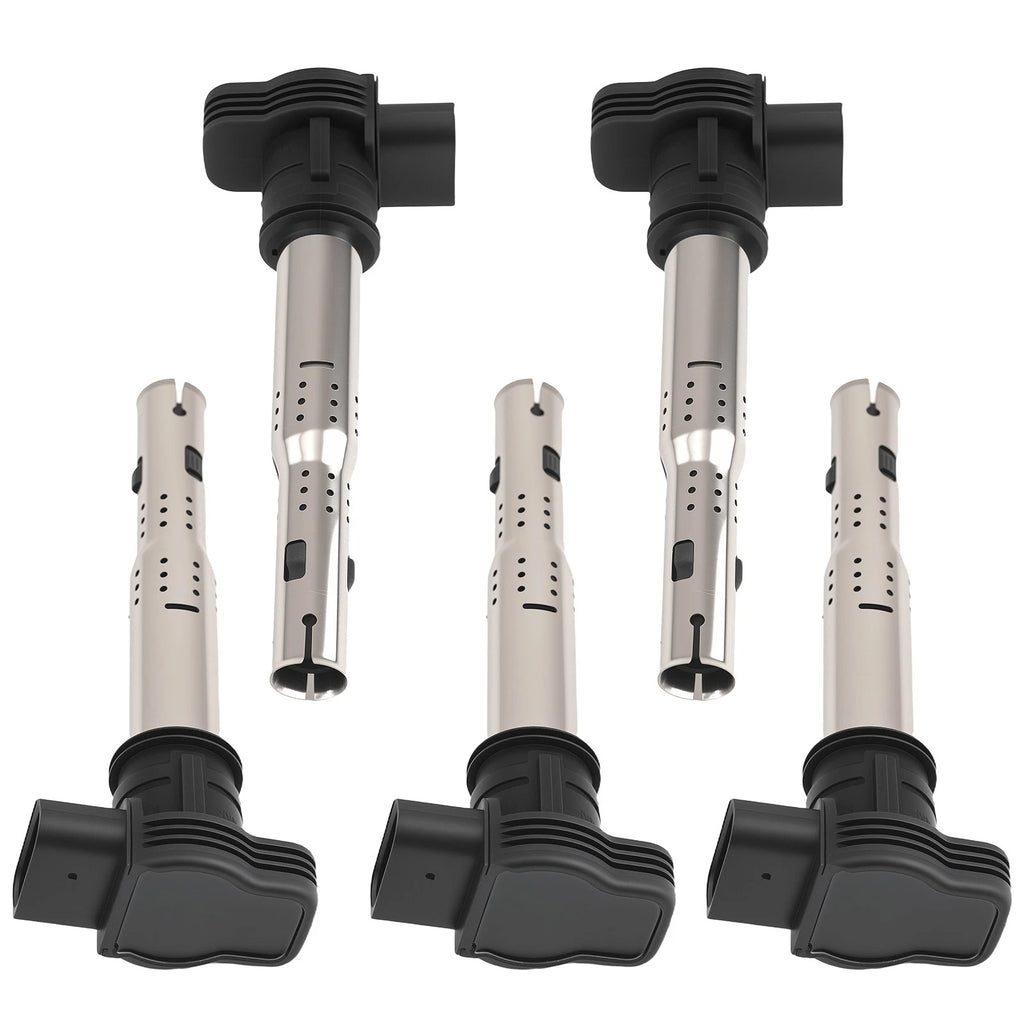 Set of 5 Ignition Coils UF-575 for VW Beetle Jetta Passat Golf (2006–2010)