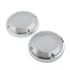 6.5" Saddlebag Lid Speaker Grill Covers for Harley Touring Electra (1983-2020)
