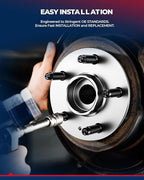 2X Front Wheel Bearing Hub for Dodge Ram 3500 2009–2011 & Ram 2500 2011