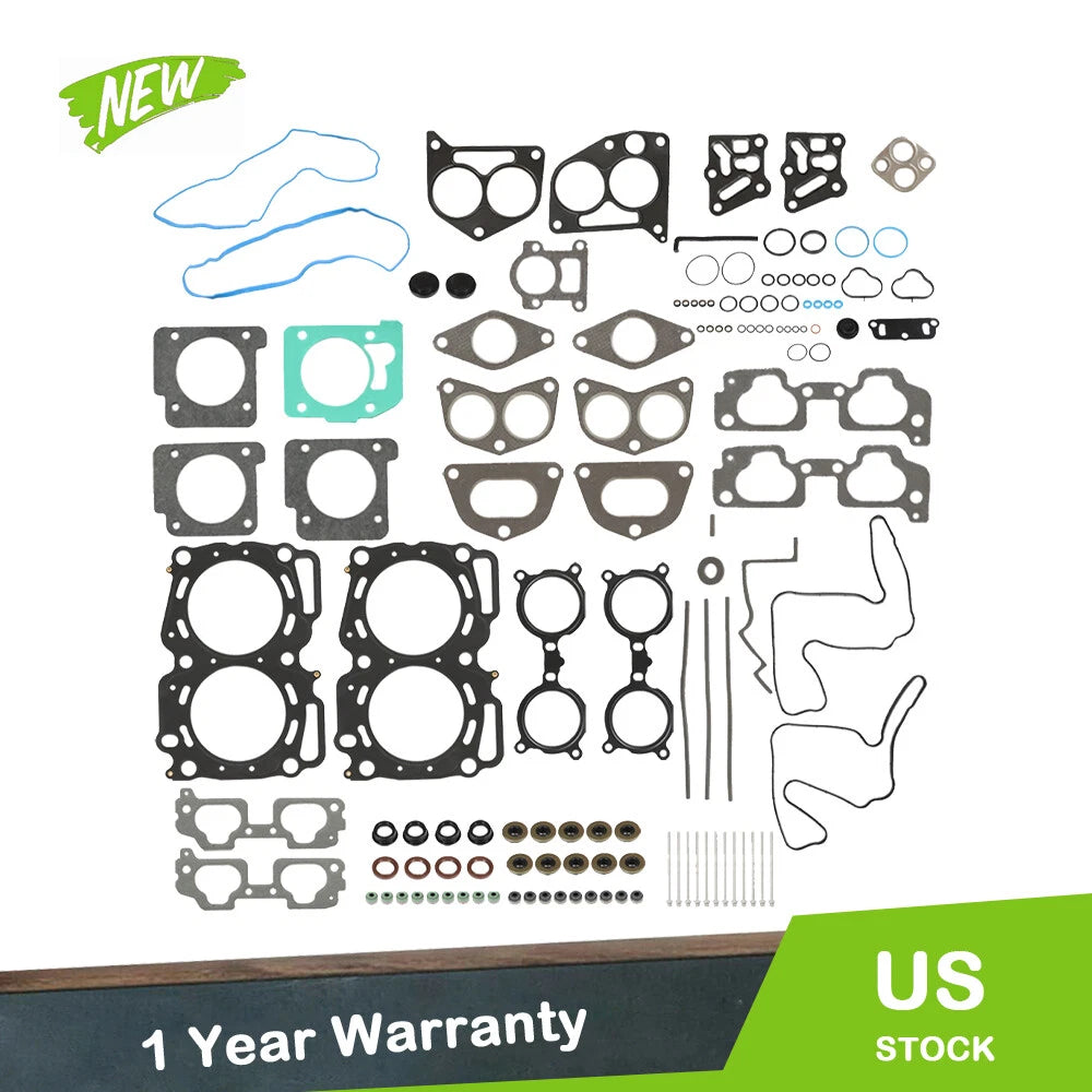 Set of 10 Head Gasket Bolts for Subaru Impreza Legacy Forester Outback (2004–2011)
