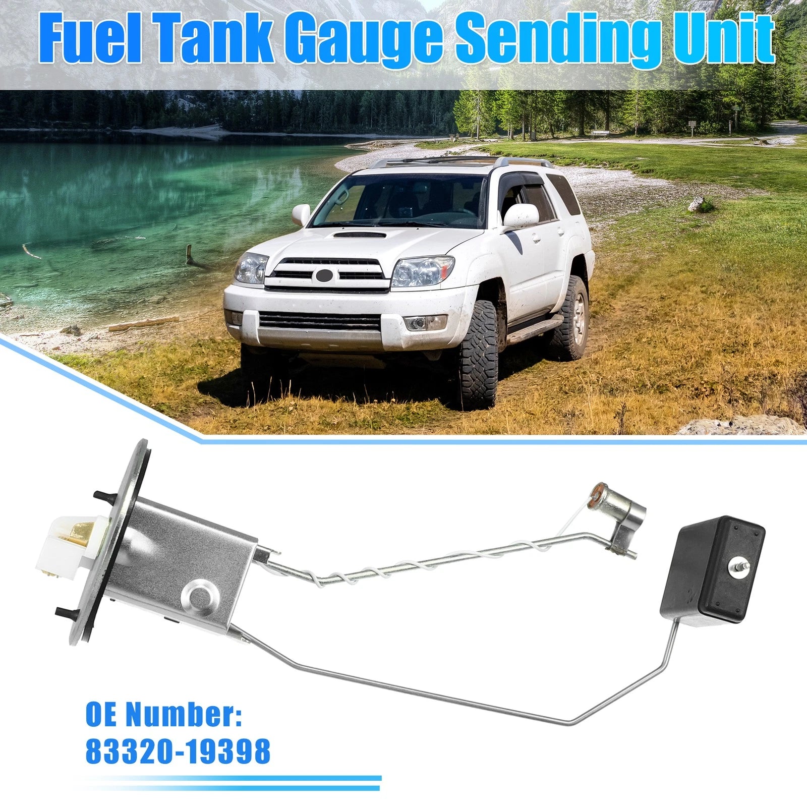 Fuel Tank Float Gauge Sending Unit 83320-19398 for Toyota Corolla (1979–1987)