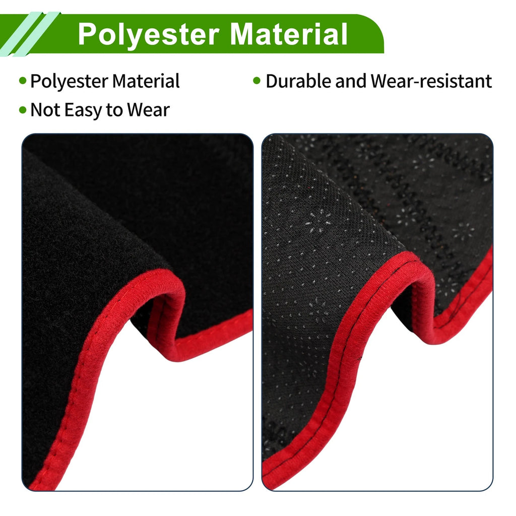 Dashboard Cover for Suzuki Jimny JB64 JB74 (2018–2023) Black Red