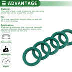 Set of 5 Oil Seal Rotary Shaft Seal 24x32x5mm TPU Green High Pressure