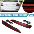 1 Pair Rear Bumper Reflector for Hyundai Verna (2017–2020) Red Amber