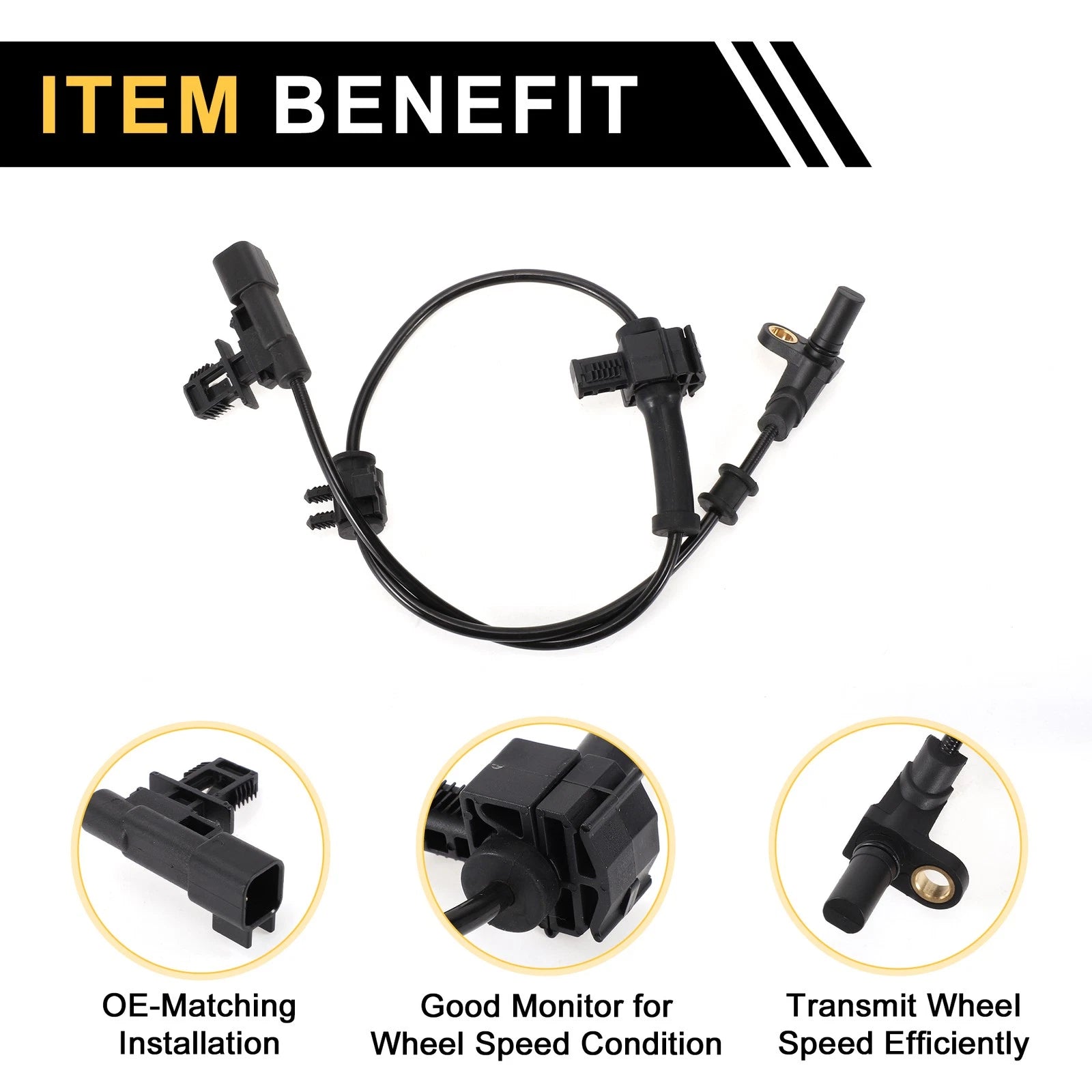 ABS Wheel Speed Sensor No. 20872161 for Chevrolet Silverado 2500 HD (2011–2020)