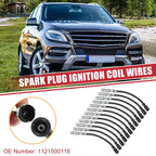 12 x Spark Plug Wire Ignition Coil Cables for Mercedes-Benz W163 (2000-2005)