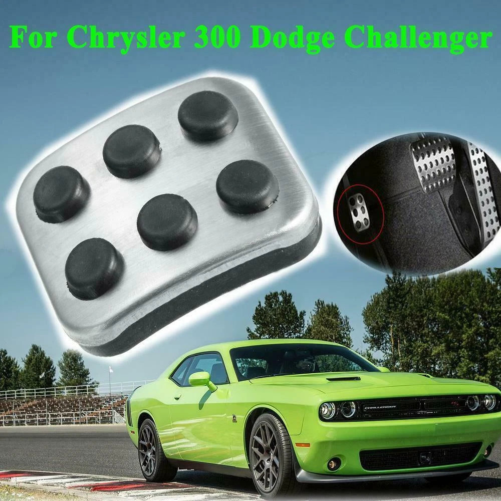 Stainless Steel Emergency Brake Pedal Pad for Chrysler Dodge Challenger