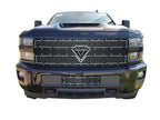 Stainless Double Layer Grille Combo for Chevy Silverado 2500HD/3500HD (2015-2019)