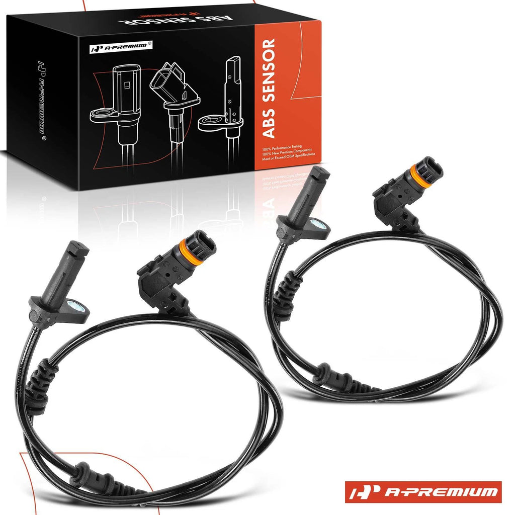 2X Front ABS Wheel Speed Sensor for Mercedes-Benz E400 (2015–2017)