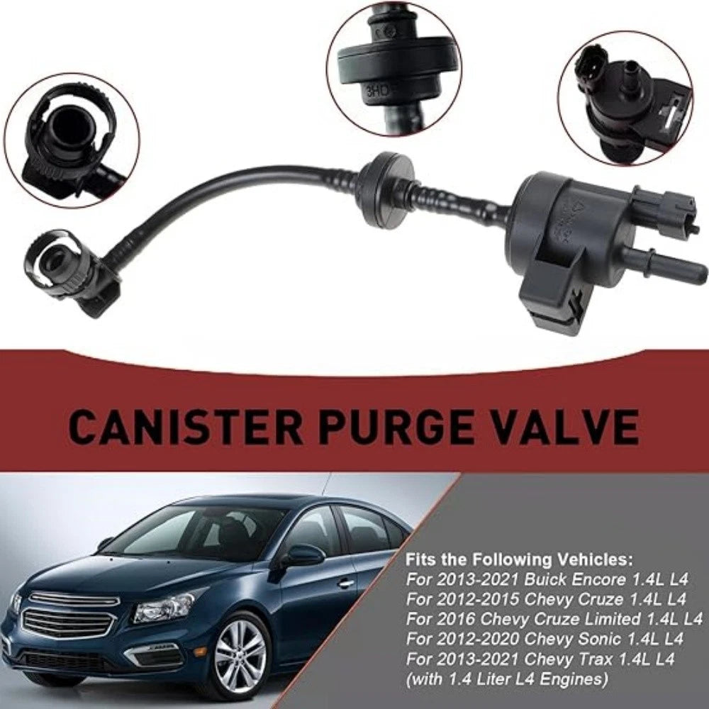 Vapor Canister Purge Solenoid Valve for Chevy Cruze 2013–2015 1.4L