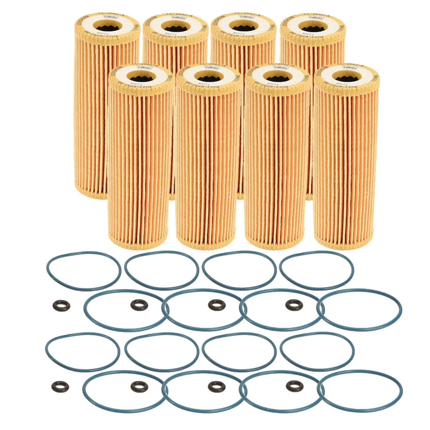 Set of 8 Engine Oil Filters for Ford Edge Fusion Lincoln Nautilus (2013–2023)