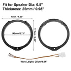 6.5" Speaker Adapter Spacer Ring with Wire for Honda Accord 