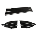 3Pcs Front Grille Bumper Kit with Chrome Trim for Ford Escape (2013-2016)