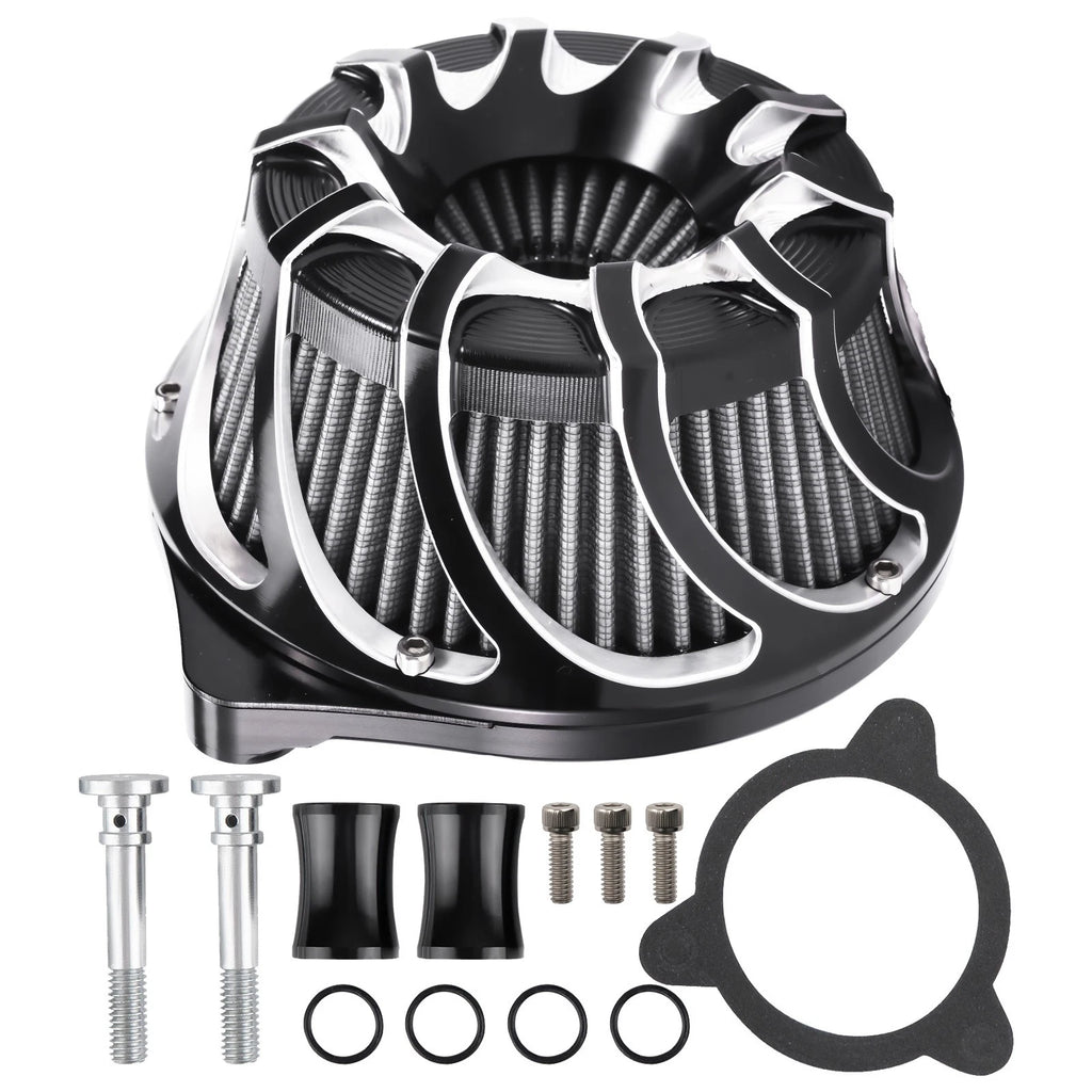Turbine Air Cleaner Filter Intake System for Harley Softail Touring Dyna (2017)