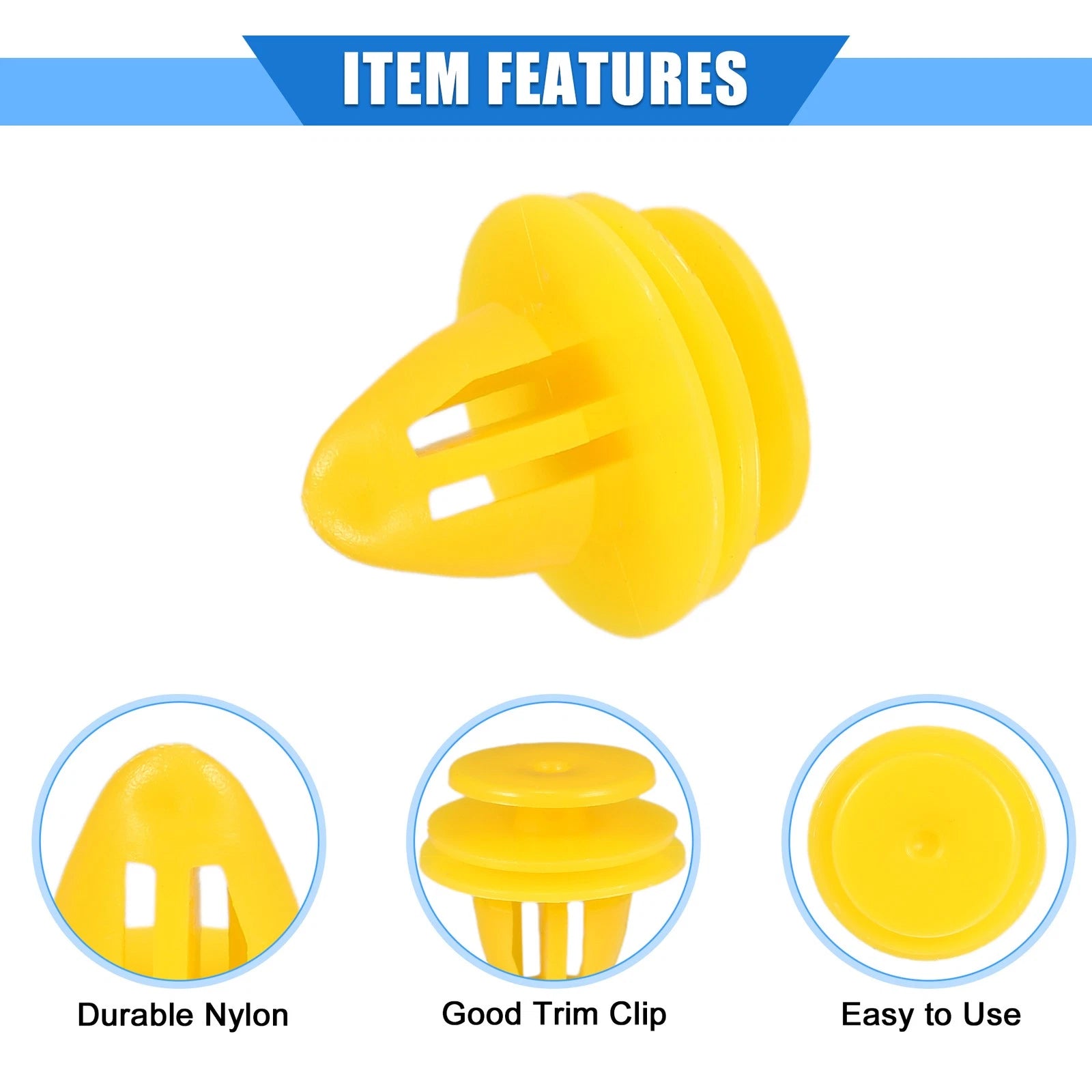 10X Door Trim Panel Retainer Clip Fasteners for Chevrolet Aveo (2004–2011)