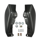Carbon Fiber Vivid Black Mid-Frame Air Deflector for Harley Touring (2009–2023)