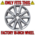 Wheel Skins Hub Caps 18 inch Replacement for Mazda 3 Grand Touring (2017–2018)