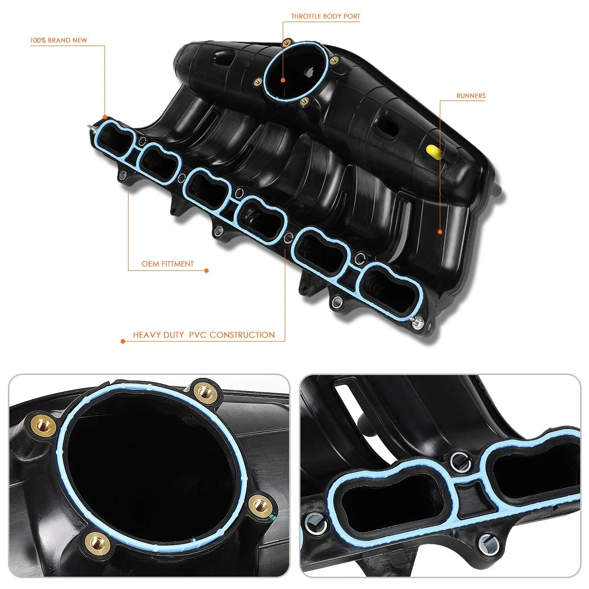 OE Upper Intake Manifold 615-568 for Trailblazer/Envoy/Ascender (2008–2009)