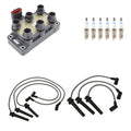 Set of 6 Denso Ignition Coil Wires & Bosch Platinum Spark Plugs for MPV (1990–1998)