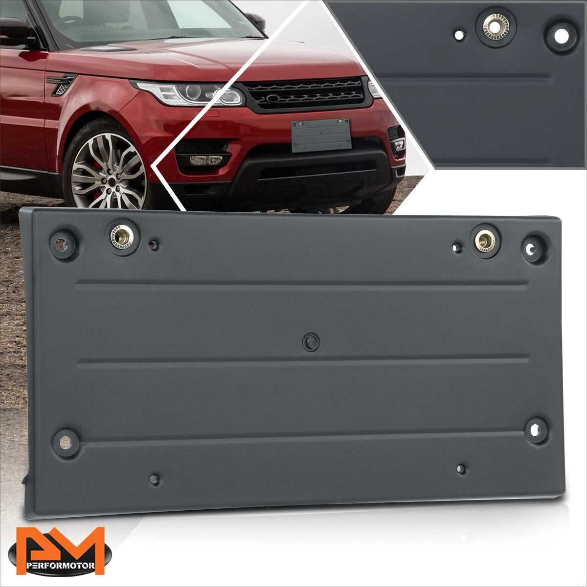 Front License Plate Tag Mounting Bracket for Land Rover Range Rover Sport (2014–2017)