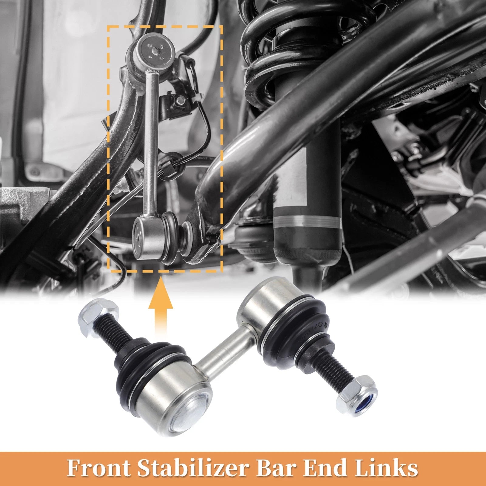 2pcs Front Stabiliser Sway Bar Link for Subaru Forester/Impreza (2003–2013)