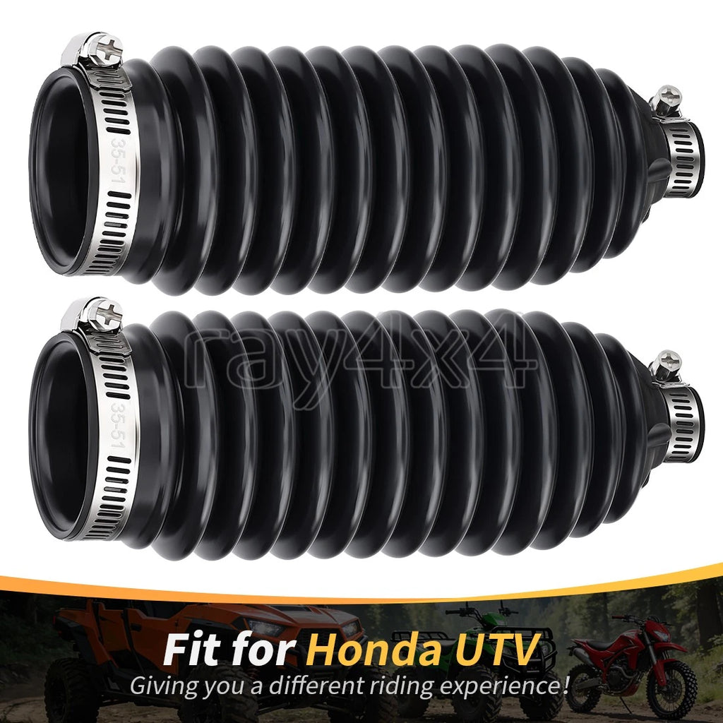 2X Tie Rod Boot & Clamp Kit for Honda Pioneer 1000-5 (2016–2024)