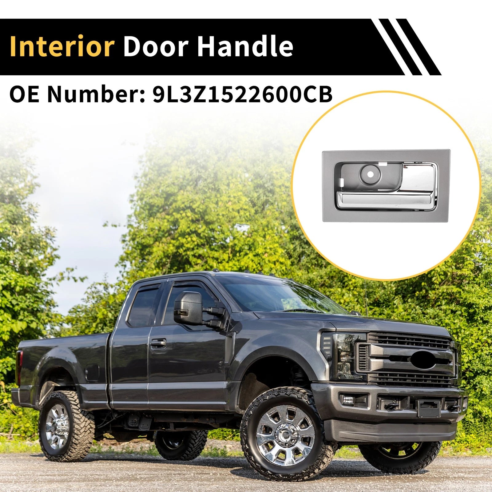 Interior Door Handle for Ford F-150 (2009–2014) No. 9L3Z1522600CB