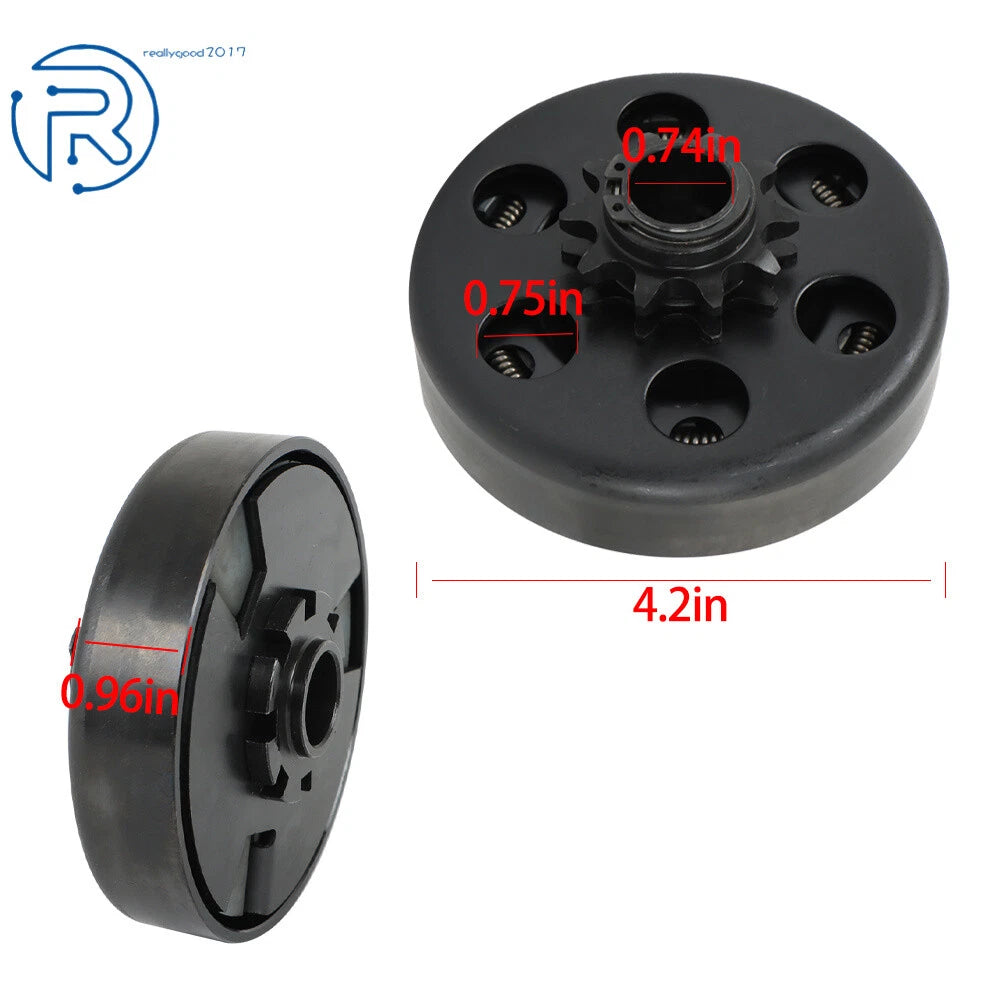 10T Centrifugal Go Kart Clutch for 40 41 420 Chain 6.5HP