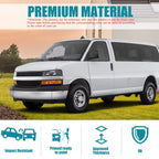 Chrome Steel Front Bumper Face Bar for Chevy Express/GMC Savana (2003–2025)