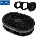 12" Oval Full Finned Air Cleaner Washable Filter for Carburetors