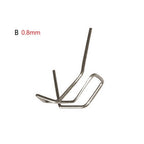 100pcs Stainless Steel Hot Staples for Car Bumper Repair (06/08mm)