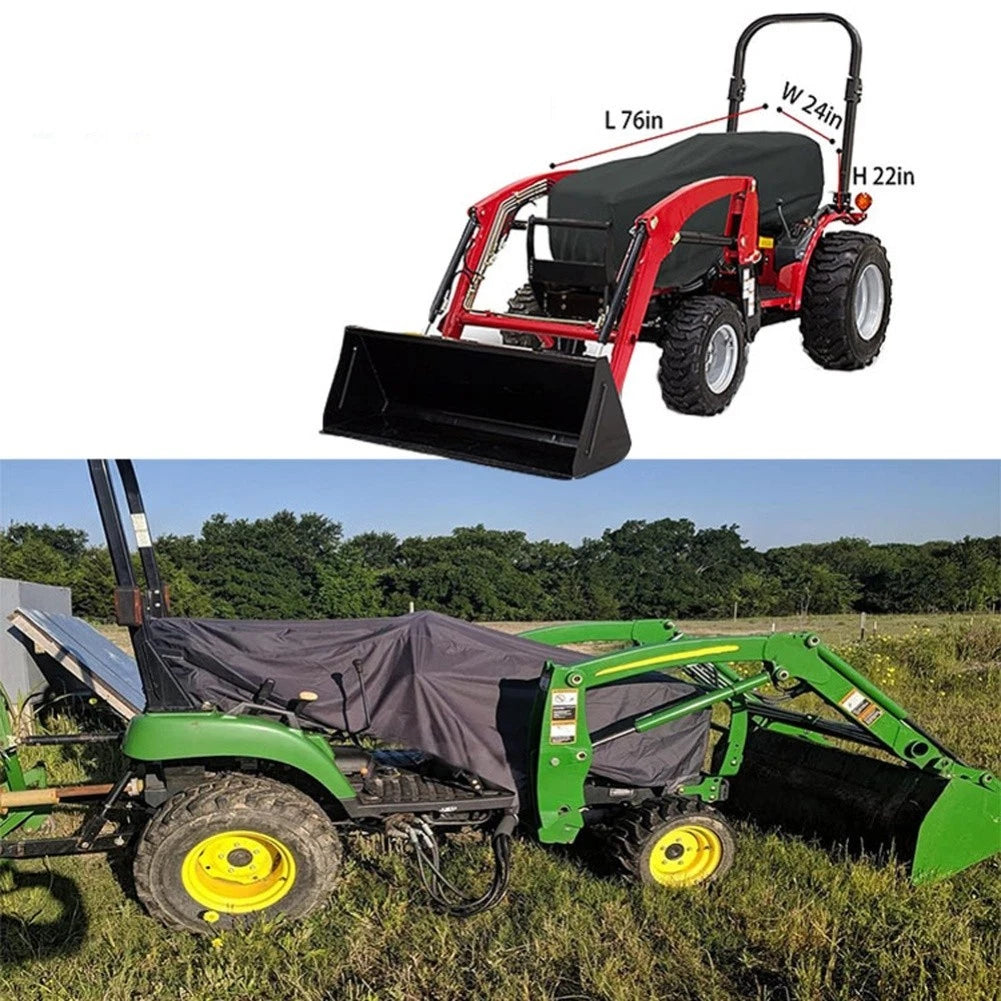 Tractor Cover 600D Oxford Waterproof with Storage Bag (195x61x56cm)