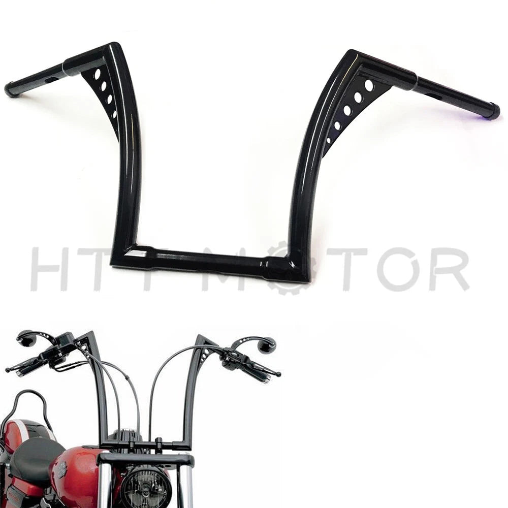 1.25" Fat 12" Rise Handlebar for Harley Sportster XL 1200 883 FLST FXST (2004–2023)
